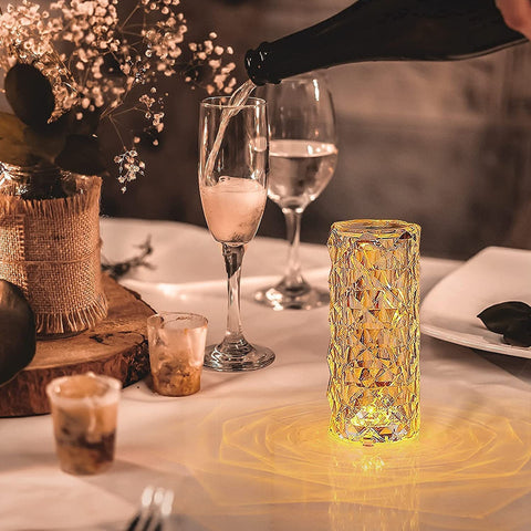 PRISM ROSE TOUCH LAMP