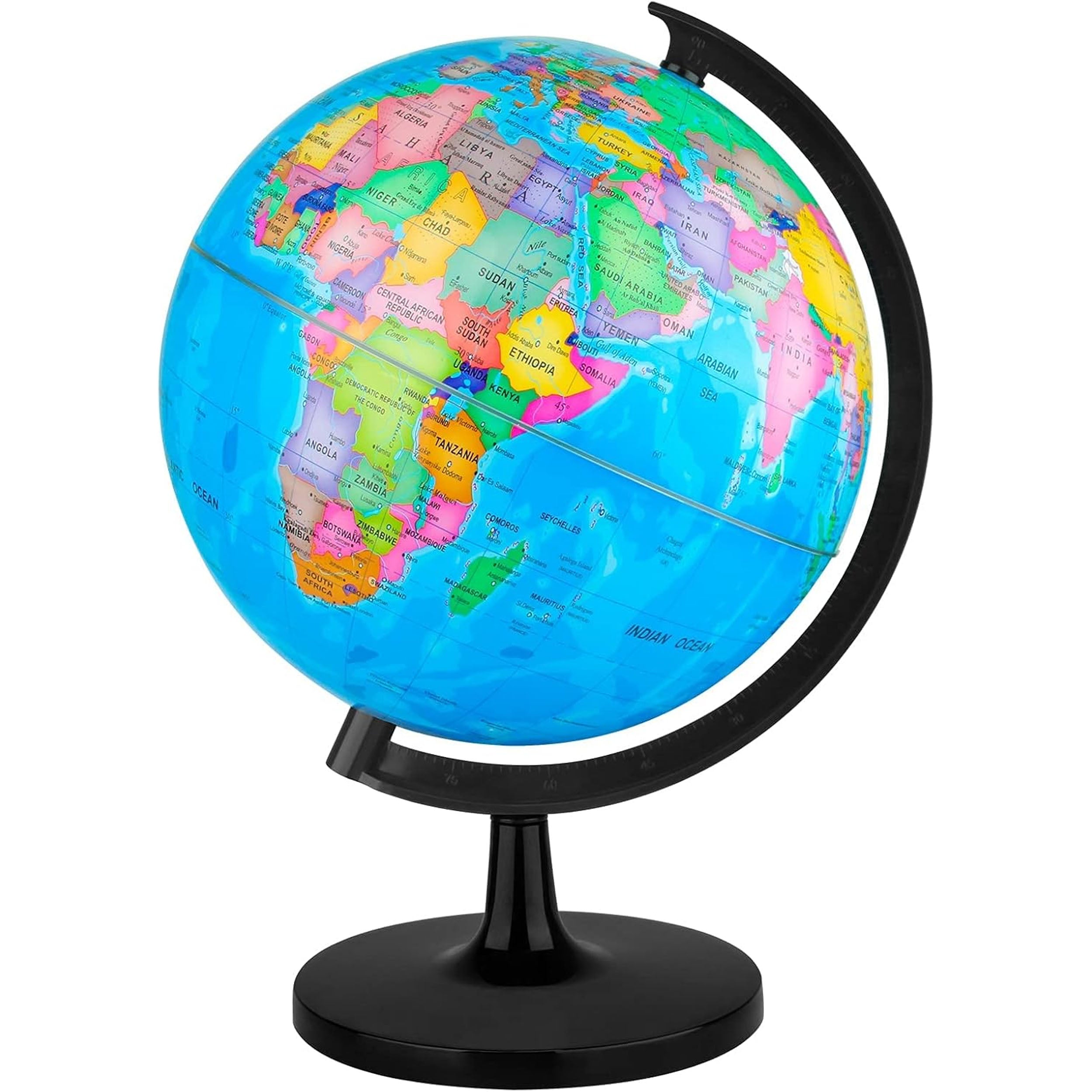World globe template for desktop sphere and globe world map for office geography